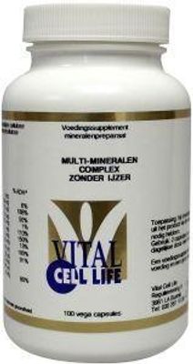 Multi mineralen complex zonder ijzer