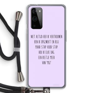 Zelfvertrouwen: OnePlus 9 Pro Transparant Hoesje met koord