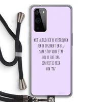 Zelfvertrouwen: OnePlus 9 Pro Transparant Hoesje met koord
