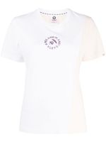 AAPE BY *A BATHING APE® t-shirt en jersey à logo brodé - Blanc - thumbnail