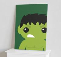 Canvas schilderij baby Hulk Canvas schilderij baby Hulk
