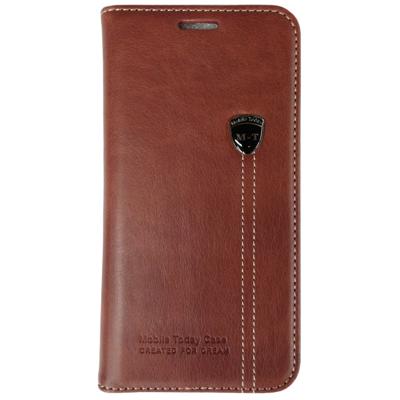 Leren hoesje Galaxy S6 bruin