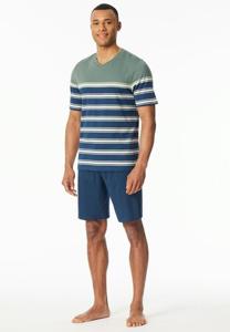 Schiesser Schiesser Pyjama Short khaki 182604 54/XL