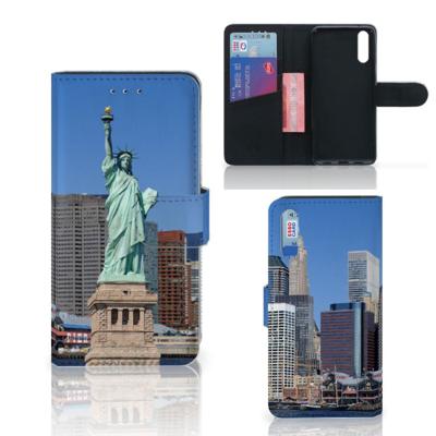 Huawei P20 | Flip Cover | Vrijheidsbeeld | Portemonnee hoesje