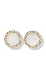 David Yurman boucles d'oreilles Trend en or 18ct serties de perles et de diamants