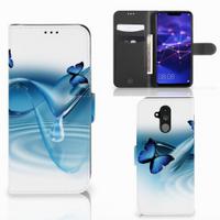 Huawei Mate 20 Lite Telefoonhoesje met Pasjes Vlinders - thumbnail