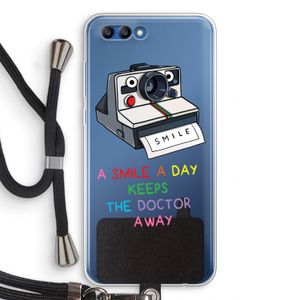 Smile: Honor 10 Transparant Hoesje met koord
