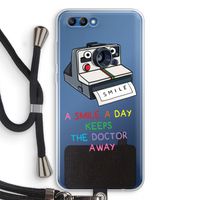 Smile: Honor 10 Transparant Hoesje met koord