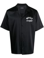 Nahmias chemise imprimée à manches courtes - Noir