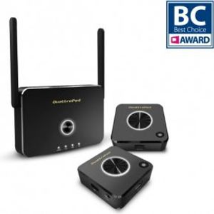 EZCast Pro Quattropod Standard Pack 2x Zender 1x Ontvanger - (2x T01, 1 x R01) draadloos presentatiesysteem HDMI Desktop