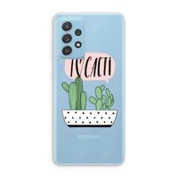 I love cacti: Samsung Galaxy A73 Transparant Hoesje
