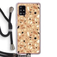 Terrazzo N°17: Samsung Galaxy A51 5G Transparant Hoesje met koord
