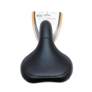 Selle comfort Comfort zadel E-Bike zwart, zonder strop (hangverpakking).