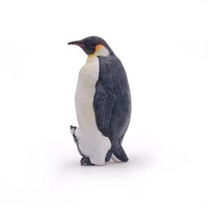 Plastic speelgoed figuur keizer pinguin 4 cm   -