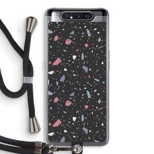 Terrazzo N°16: Samsung Galaxy A80 Transparant Hoesje met koord