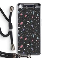 Terrazzo N°16: Samsung Galaxy A80 Transparant Hoesje met koord
