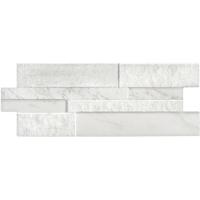 Keradom Marmi 16KAWH Wandtegel 160X400 White 8-12mm Mat