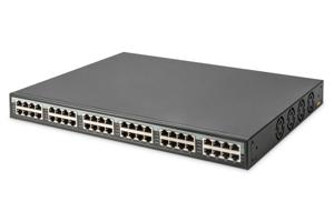 Digitus DN-95117 netwerk-switch Gigabit Ethernet (10/100/1000) Power over Ethernet (PoE) 1U Grijs