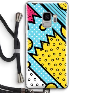 Pop Art #1: Samsung Galaxy S9 Transparant Hoesje met koord
