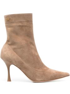 Gianvito Rossi bottines Dunn 85 mm - Marron