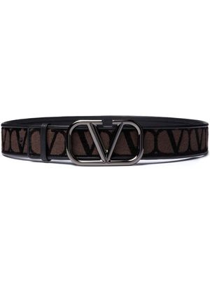 Valentino Garavani ceinture Toile Iconographe - Marron