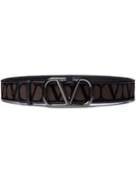 Valentino Garavani ceinture Toile Iconographe - Marron - thumbnail