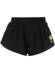 BARROW short de sport à slogan imprimé - Noir