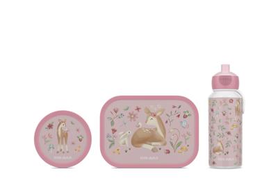 3-delige Mepal lunchset campus fairy garden lunchbox + fruitbox + drinkfles pop-up 3-delige Mepal lunchset campus fairy garden lunchbox + fruitbox + drinkfles pop-up