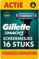 Gillette Gillette Mach3 scheermesjes 16 - voordeelpack Gillette Gillette Mach3 scheermesjes 16 - voordeelpack
