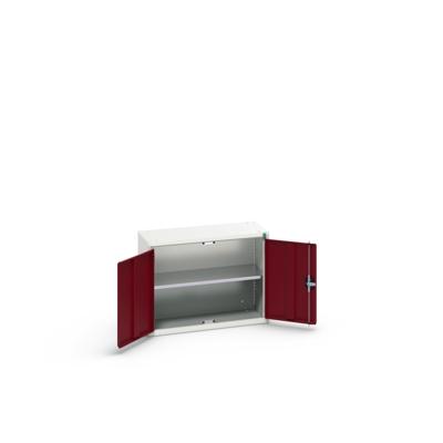 Bott Verso Eco Wandkast | 800x350x600mm | 1 Legbord | 2 Deuren | RAL 3004 - 16929101.24
