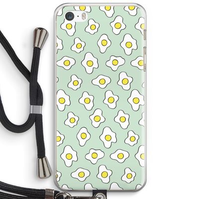 Spiegeleitjes: iPhone 5 / 5S / SE Transparant Hoesje met koord