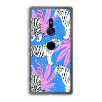 Tijger: Sony Xperia XZ2 Transparant Hoesje