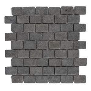 Stabigo Parquet 3.2x4.8 Grey Tumble mozaiek 30x30 cm grijs mat