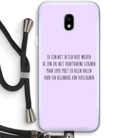 Regenboog: Samsung Galaxy J3 (2017) Transparant Hoesje met koord
