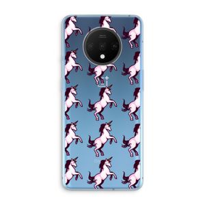 Musketon Unicorn: OnePlus 7T Transparant Hoesje