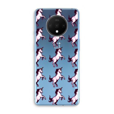 Musketon Unicorn: OnePlus 7T Transparant Hoesje