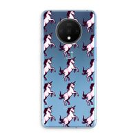Musketon Unicorn: OnePlus 7T Transparant Hoesje