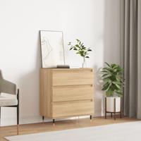 Dressoir 60x35x70 cm bewerkt hout sonoma eikenkleurig