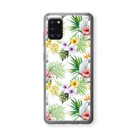 Gele kuif: Samsung Galaxy A31 Transparant Hoesje