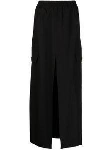 PINKO jupe élastiquée à poches cargo - Noir