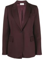 P.A.R.O.S.H. veste boutonnée à revers pointus - Marron