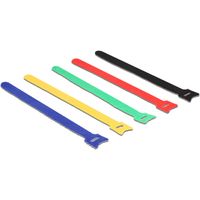 Hook-and-loop fasteners coloured, 10 stuks Kabelbinder - thumbnail