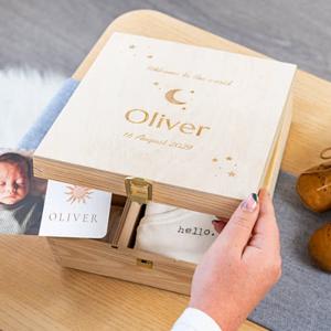 Memorybox met gravering