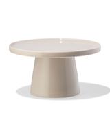 HEMA Taartplateau ⌀18x8cm KNAP new bone grijs (grijs)