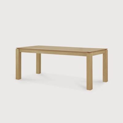 Ethnicraft Eettafel 'Slice' Geolied Eikenhout, 200 x 100cm