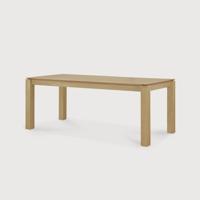 Ethnicraft Eettafel 'Slice' Geolied Eikenhout, 200 x 100cm