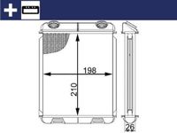Kachelradiateur, interieurverwarming AH21000S