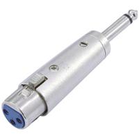 Omnitronic 30226400 XLR Adapter [1x XLR-bus 3-polig - 1x Jackplug male 6,3 mm (mono)]