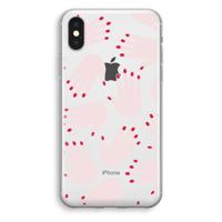 Hands pink: iPhone XS Transparant Hoesje