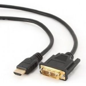 Gembird 1.8m, HDMI/DVI, M/M 1,8 m DVI-D Zwart